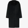 Palton LouLou De Saison oval-shaped negru
