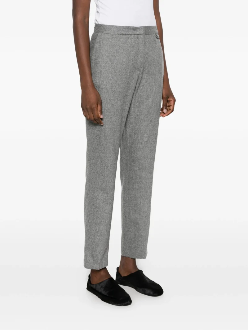 Pantaloni Fabiana Filippi bead-embellished tailored gri - imagine 5