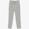 Pantaloni Lorena Antoniazzi drawstring-waistband tapered gri