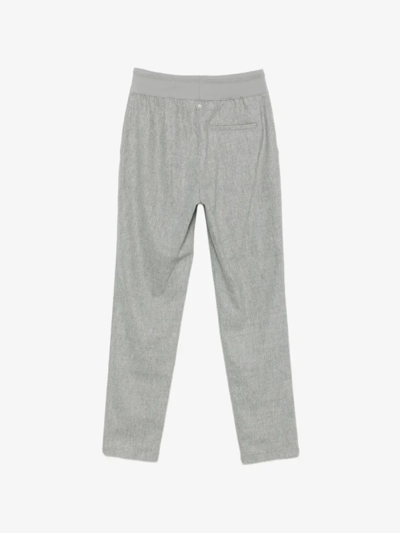 Alternative view of Pantaloni Lorena Antoniazzi drawstring-waistband tapered gri