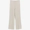 Pantaloni Lorena Antoniazzi side-stripe drawstring bej