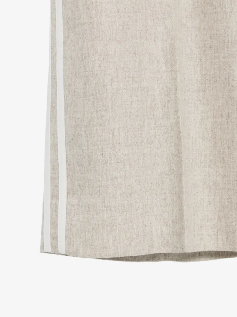 Pantaloni Lorena Antoniazzi side-stripe drawstring bej - imagine 3