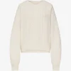 Pulover LouLou De Saison Lucio cable-knit bej