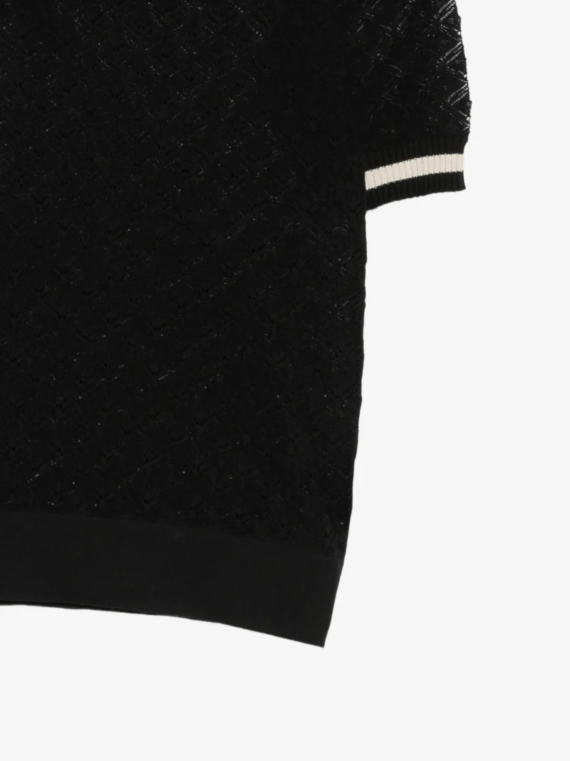 Top polo Lorena Antoniazzi negru - imagine 3