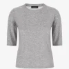 Tricou Fabiana Filippi short-sleeve gri