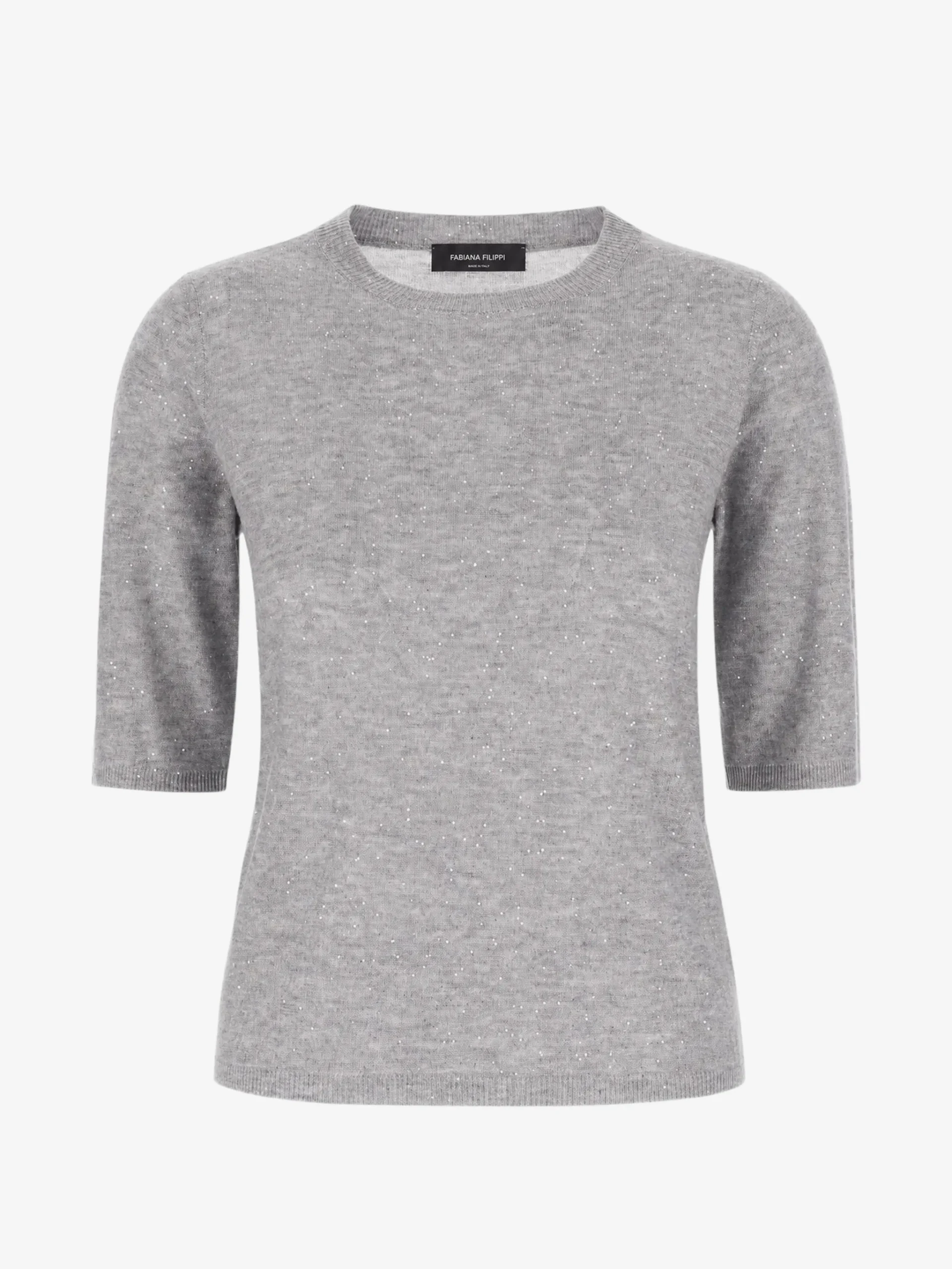 Tricou Fabiana Filippi short-sleeve gri