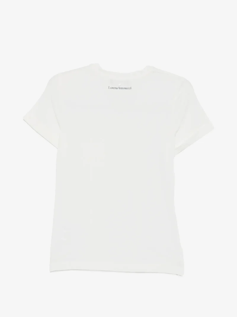 Alternative view of Tricou Lorena Antoniazzi Libra alb