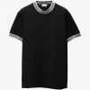 Tricou Versace stretch cotton-jersey negru