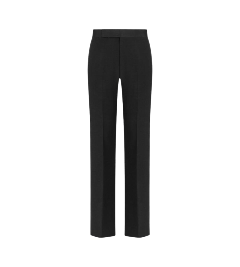 Pantaloni TOM FORD Stripe-Trim Tailored negru