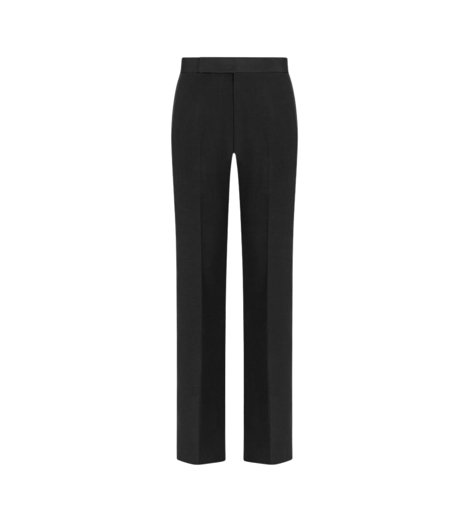 Pantaloni TOM FORD Stripe-Trim Tailored negru