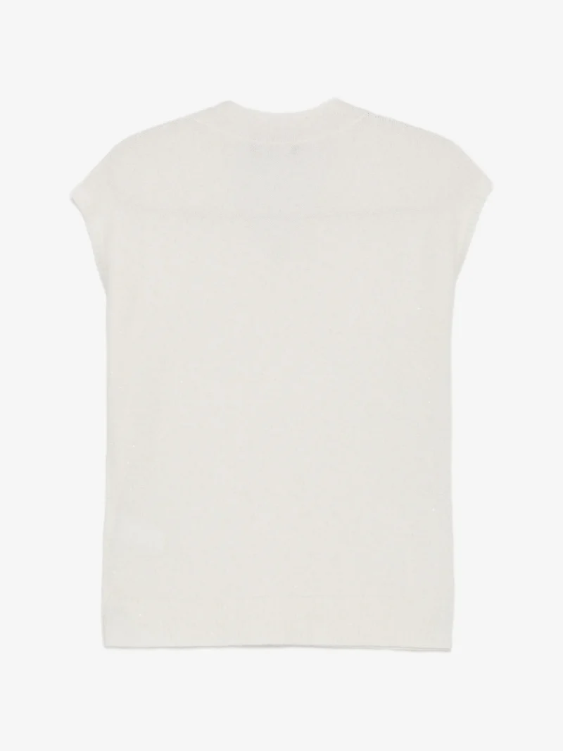 Alternative view of Vesta Fabiana Filippi sequin-embellished V-neck alb