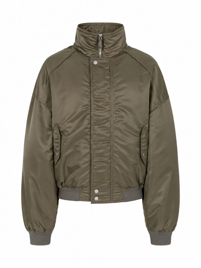 Jacheta Juun.J Flap-Pockets Bomber hhaki