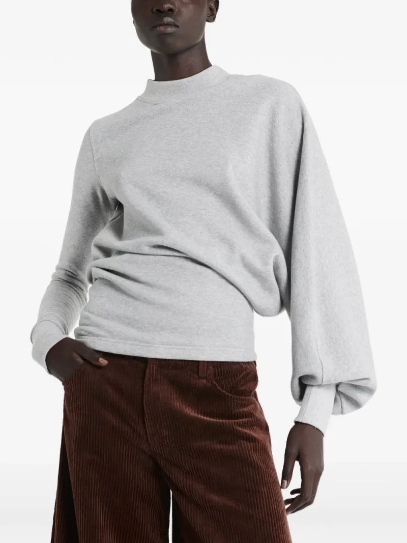 Bluza A.W.A.K.E. Mode Asymmetric Slouched-Sleeve gri