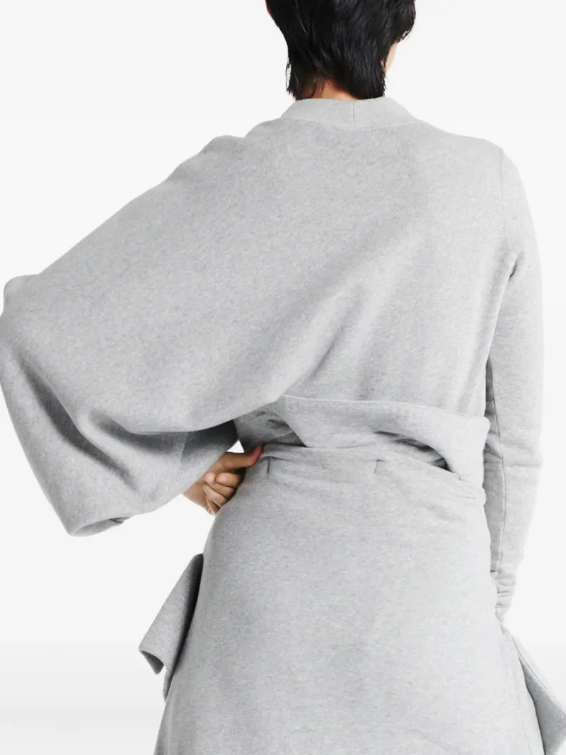 Bluza A.W.A.K.E. Mode Asymmetric Slouched-Sleeve gri - imagine 5