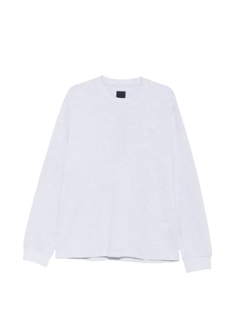 Bluza Juun.J Graphic-Print Long-Sleeve gri