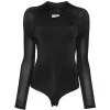 Body Coperni Cut-Out Long-Sleeve negru
