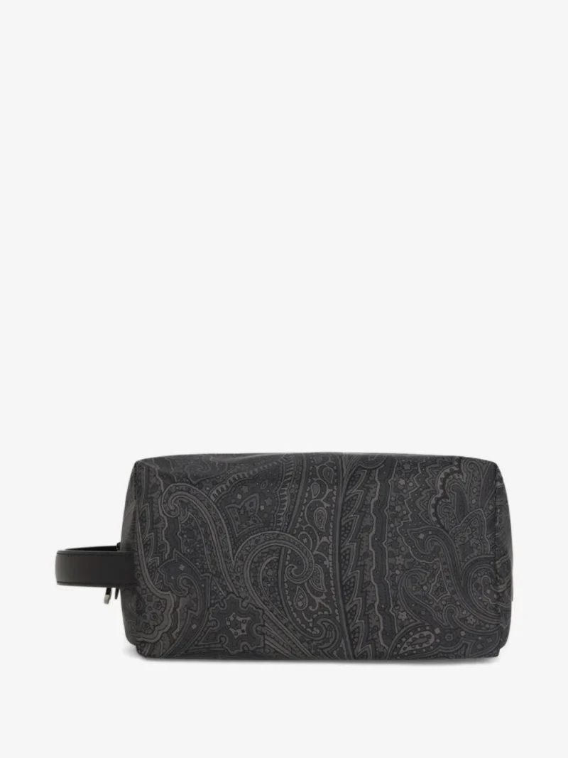 Borseta ETRO Medium Arnica Paisley-Print gri