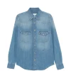 Camasa Jacob Cohen Western-Yoke Denim albastru