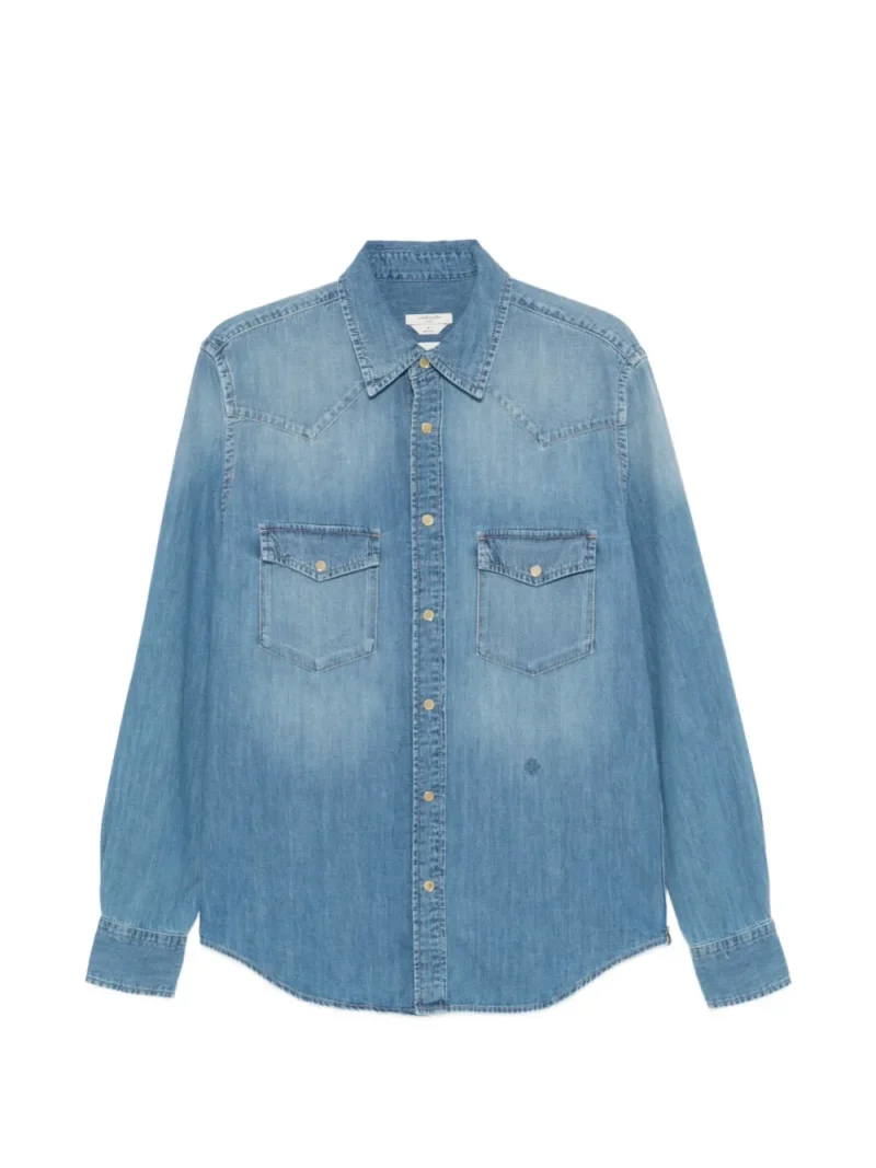 Camasa Jacob Cohen Western-Yoke Denim albastru