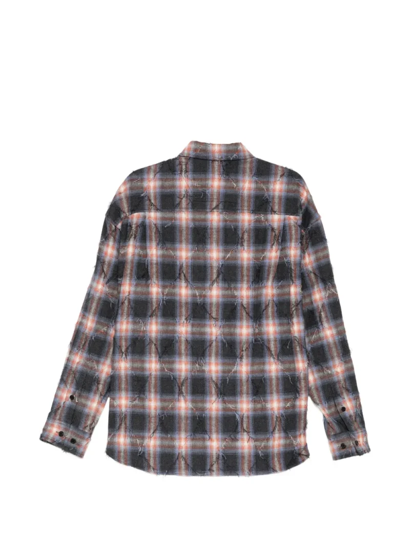 Alternative view of Camasa Juun.J Argyle Check Distressed bleumarin