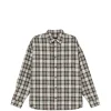 Camasa Juun.J Distressed Check bej