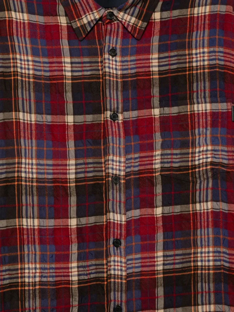 Camasa Juun.J Plaid visiniu - imagine 3
