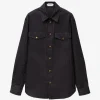 Camasa Versace Jacquard Cotton-Silk Regular negru