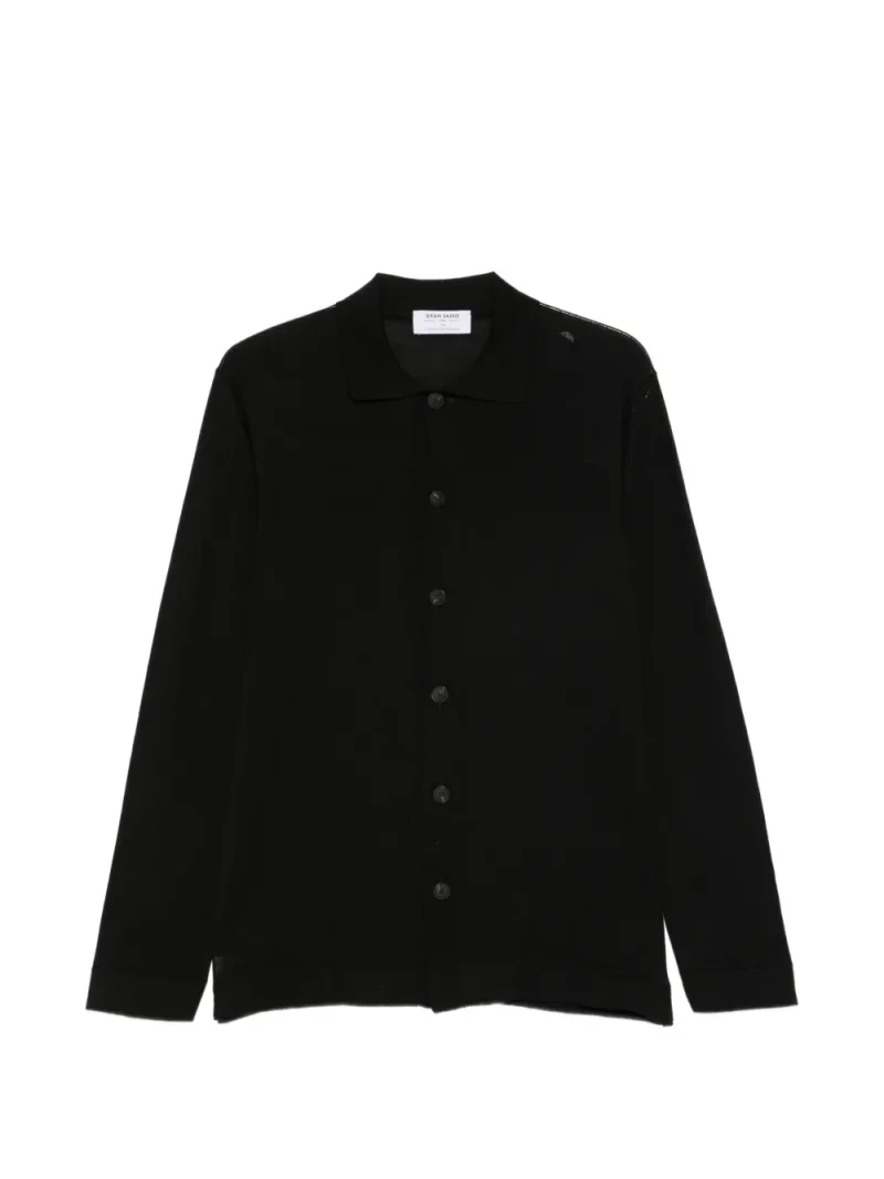 Cardigan Gran Sasso Button-Up negru