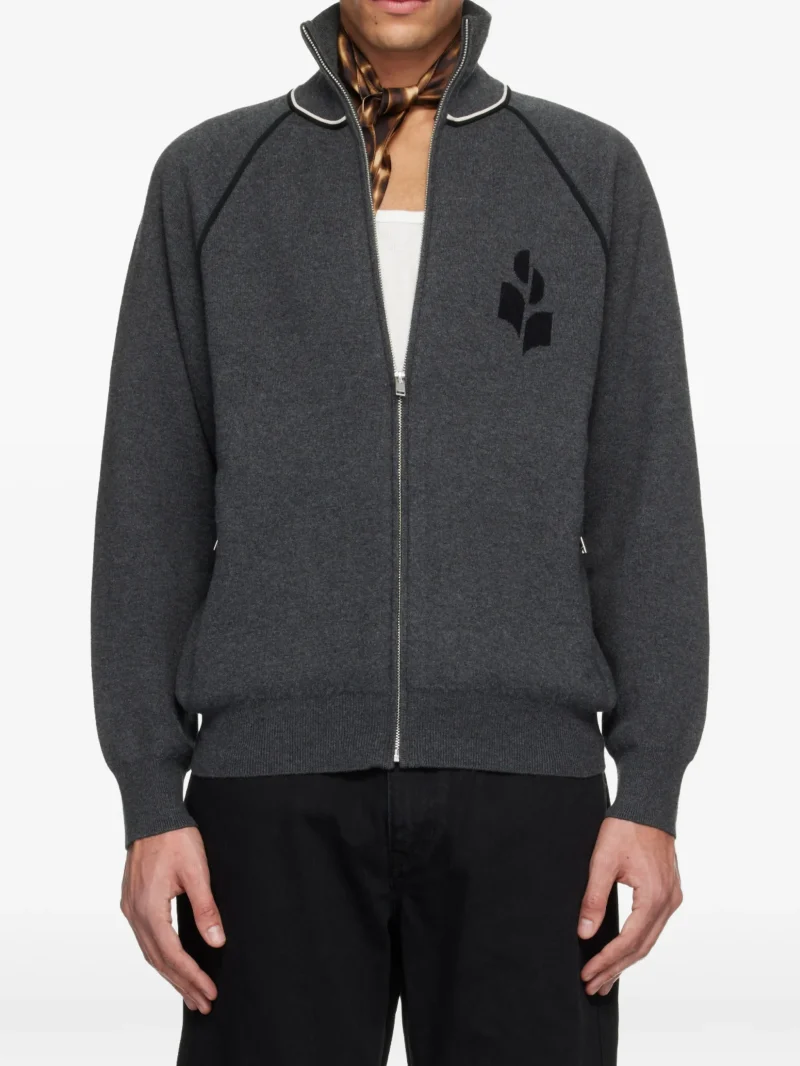 Cardigan MARANT Sergio gri - imagine 5