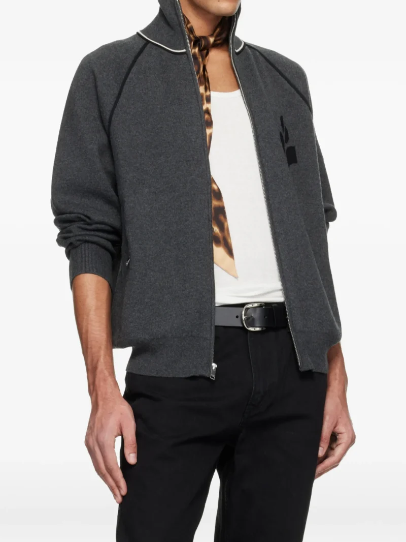 Cardigan MARANT Sergio gri - imagine 4