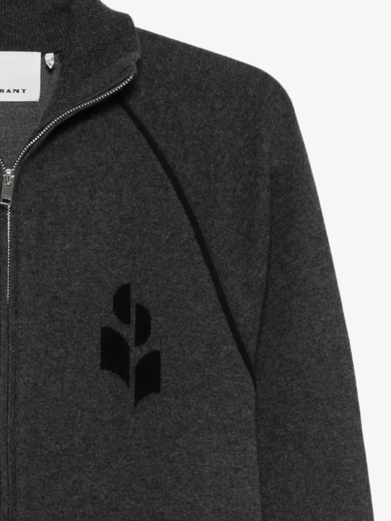 Cardigan MARANT Sergio gri - imagine 6
