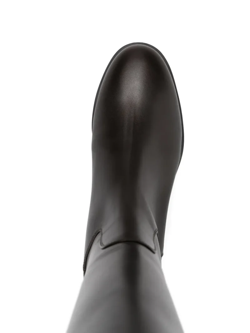 Cizme Aeyde Hector Knee-High maro - imagine 4