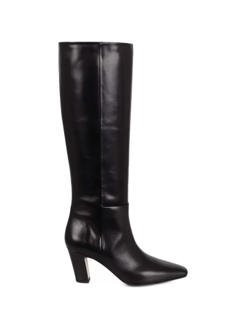 Cizme Aeyde Silva Square-Toe Knee-High negru