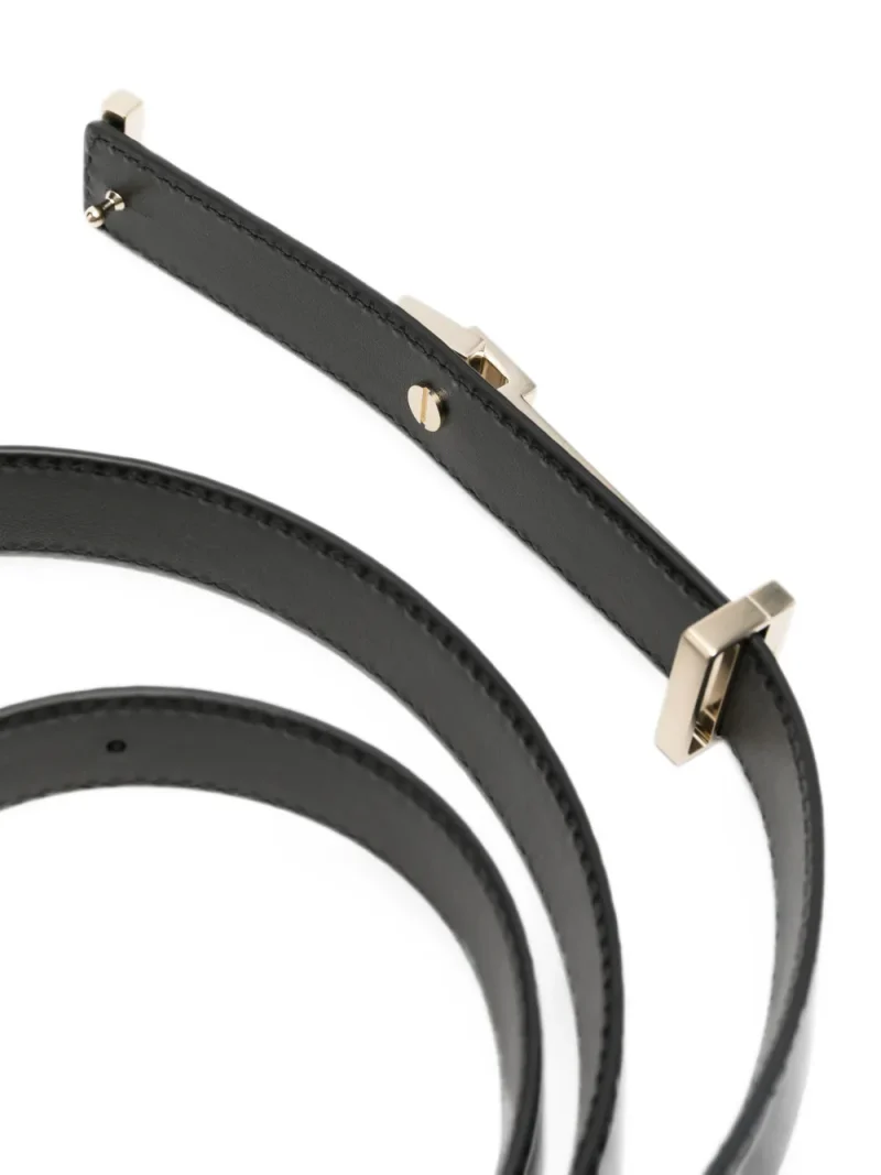 Alternative view of Curea TOM FORD T-logo Crocodile-Effect negru