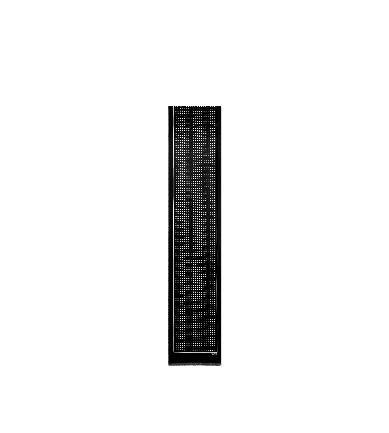 Esarfa TOM FORD Printed Dot bleumarin