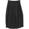 Fusta midi Antonelli Pleated-Detail gri