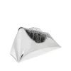 Geanta clutch The Attico argintiu