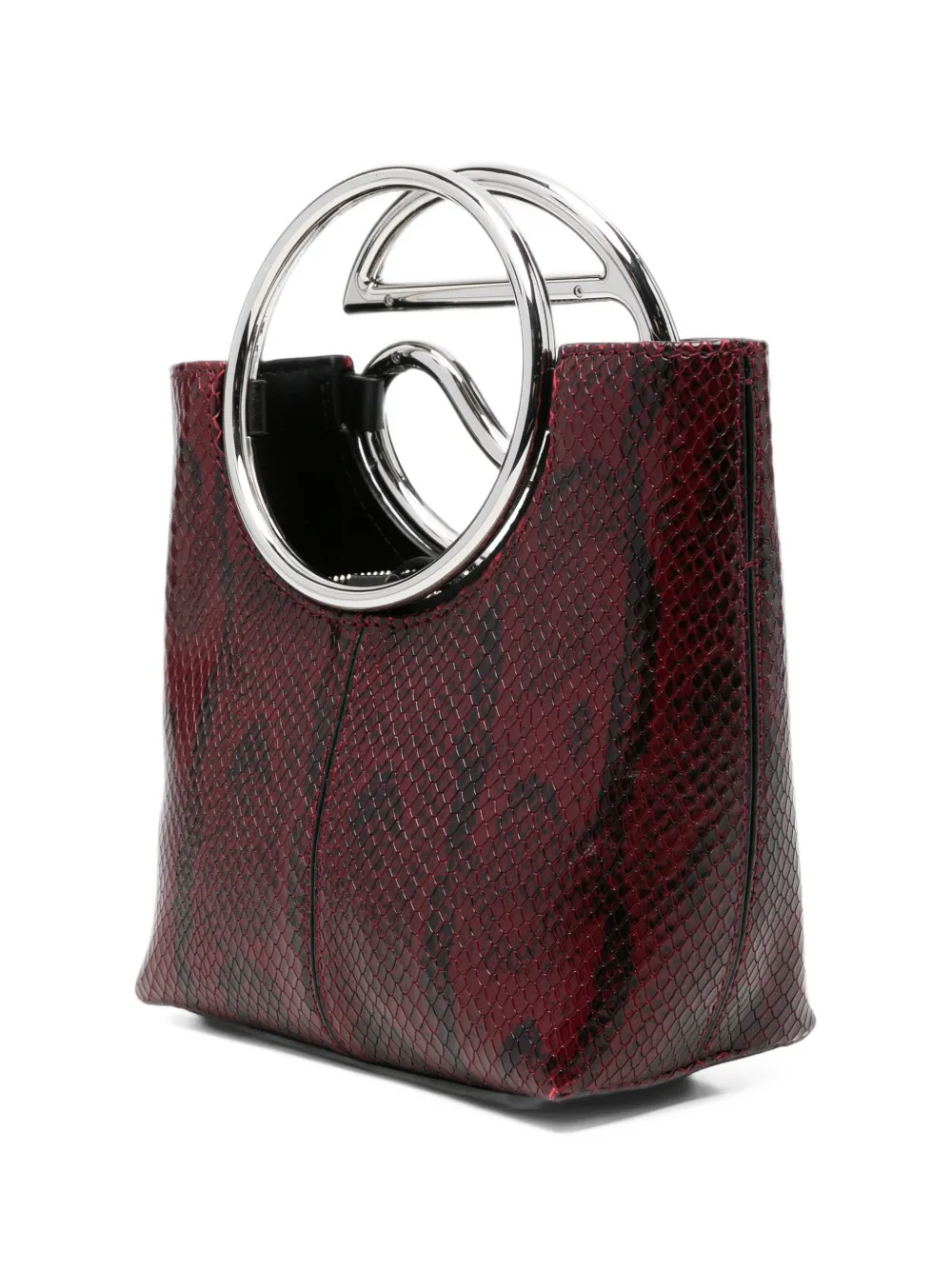 Geanta Coperni Snakeskin-Effect visiniu - imagine 2
