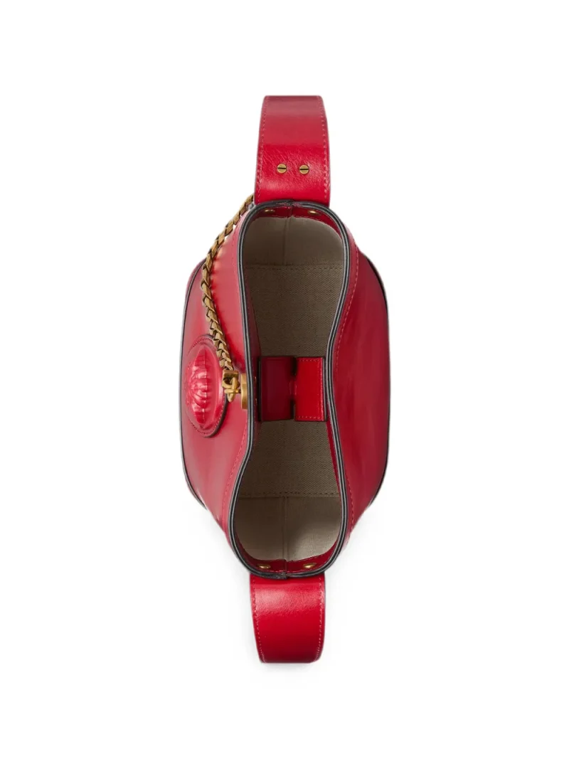 Geanta mini Versace Pivot rosu - imagine 3