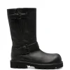 Ghete Juun.J Buckle-Strap Lug-Sole negru