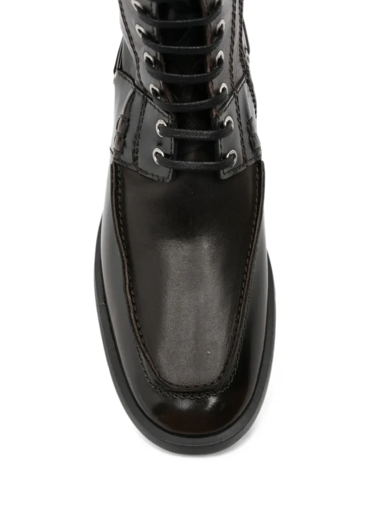 Ghete Miista Liesbeth Lace-Up maro - imagine 6