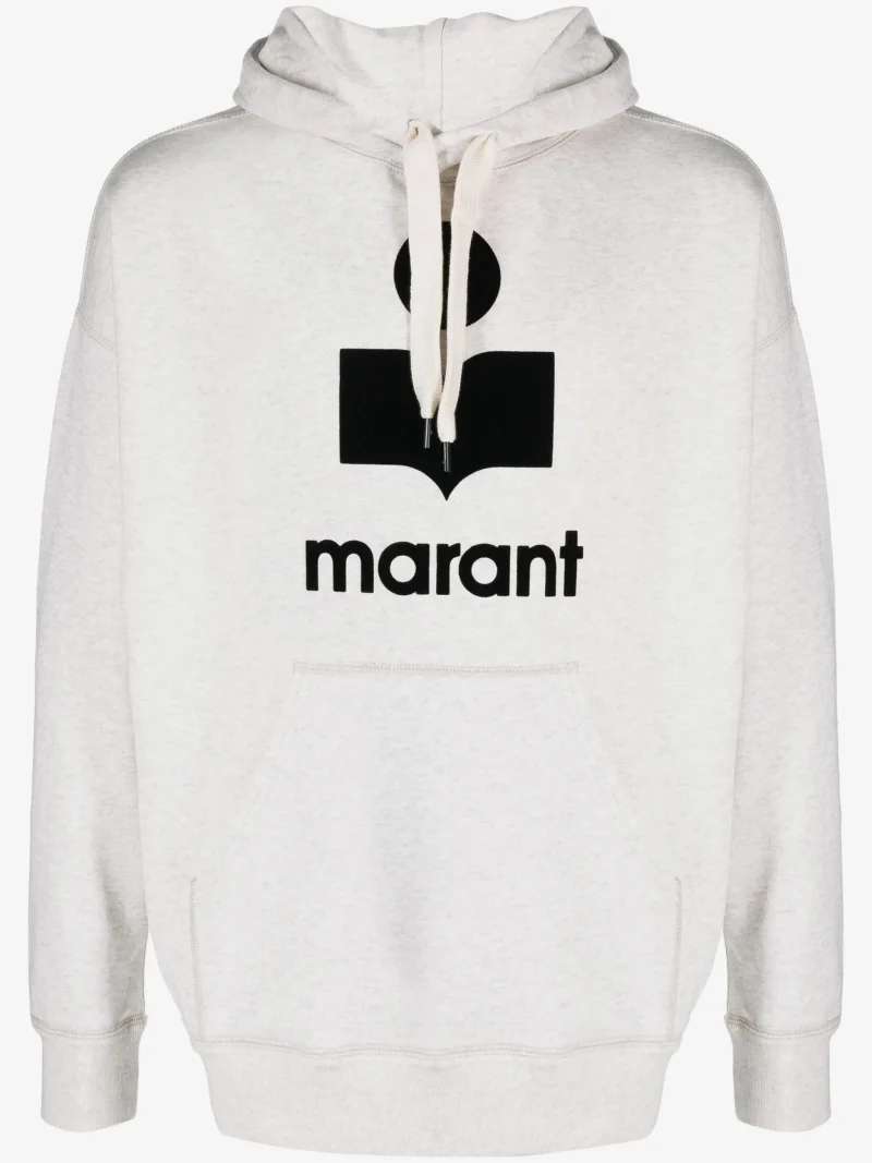 Hanorac MARANT Miley Logo-Print gri