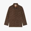 Jacheta Drole De Monsieur Monogram-Print maro