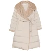 Jacheta Antonelli Fur-Trim Quilted bej