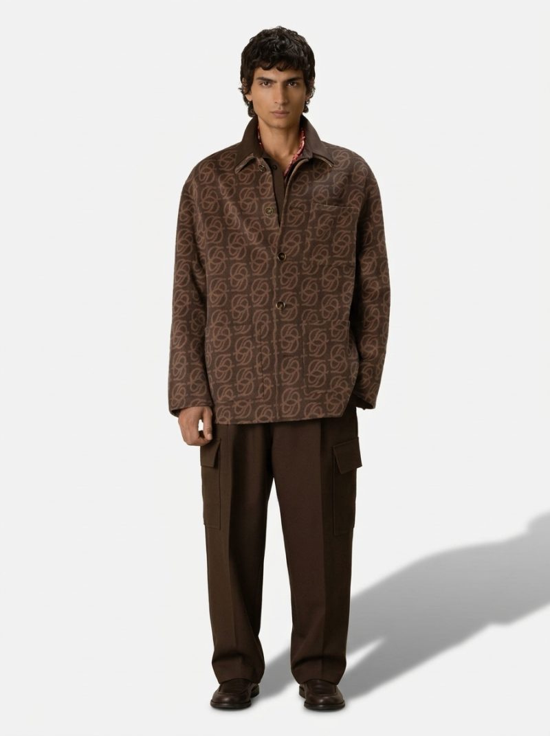 Alternative view of Jacheta Drole De Monsieur Monogram-Print maro