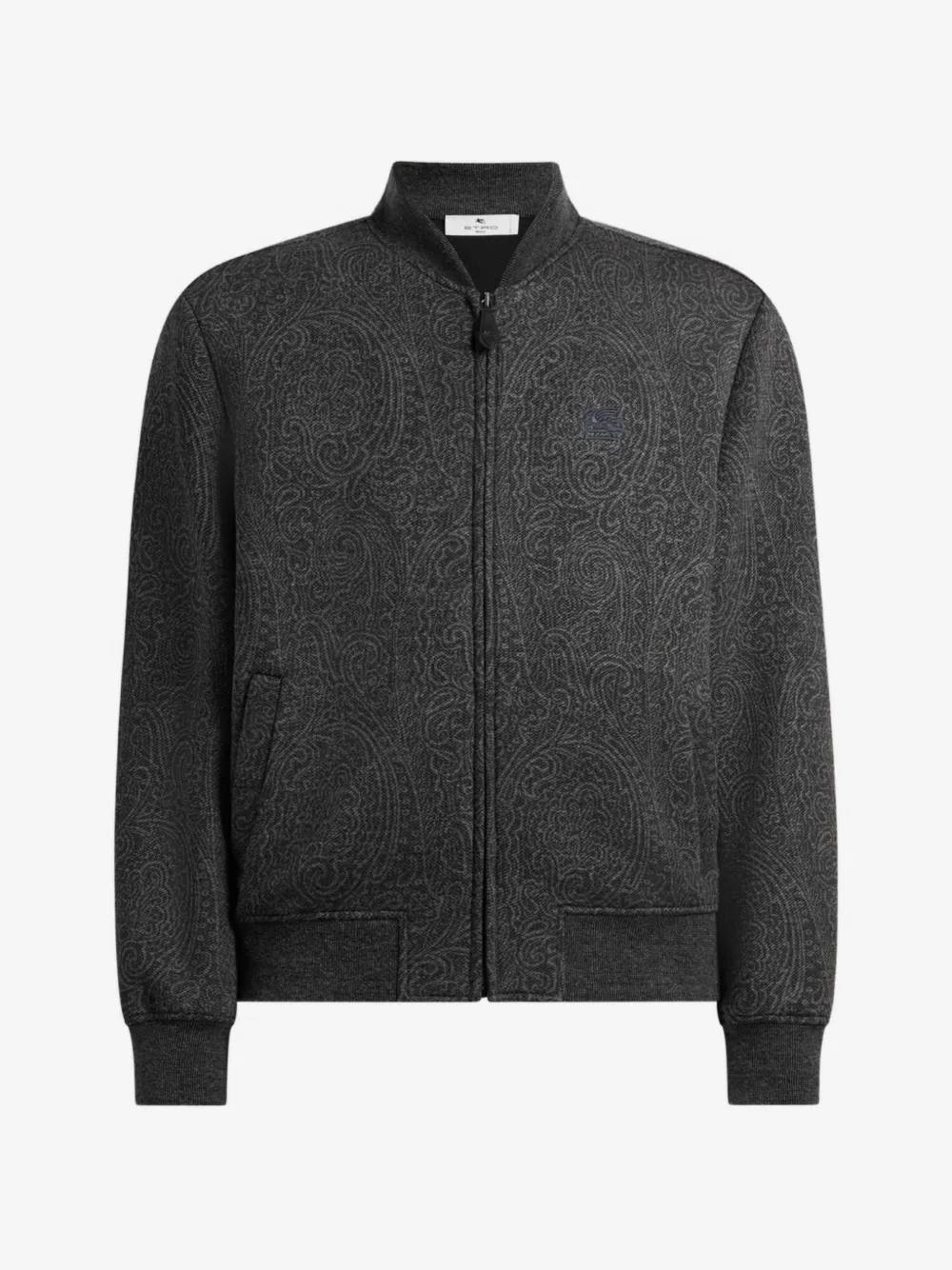 Jacheta ETRO Jacquard bomber Arnica Motif gri