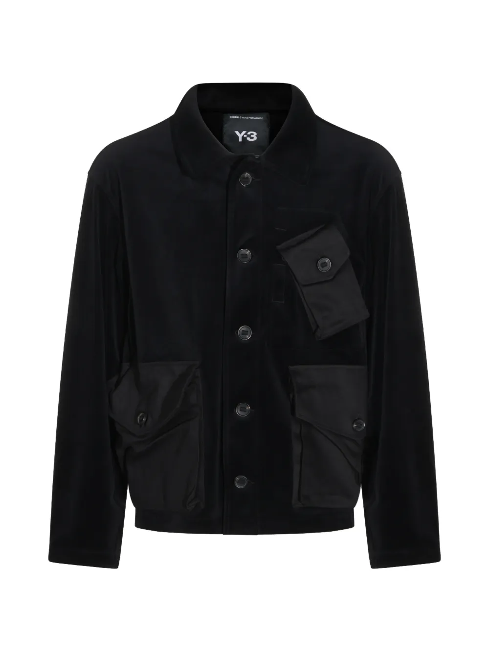Jacheta Y-3 Panelled Multi-Pocket negru