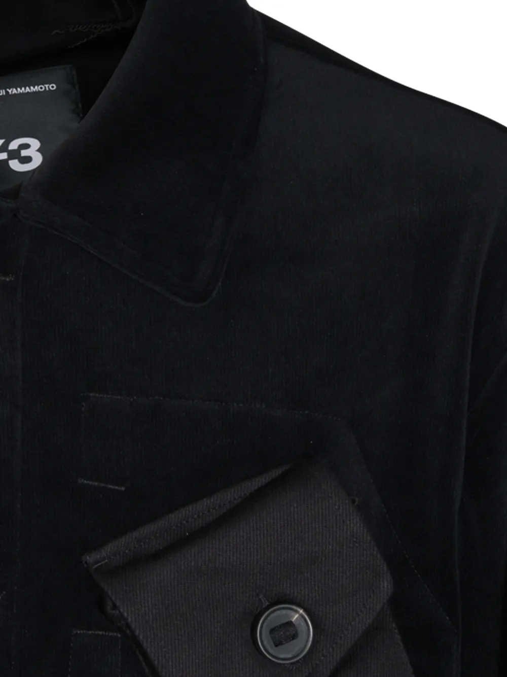 Jacheta Y-3 Panelled Multi-Pocket negru - imagine 4