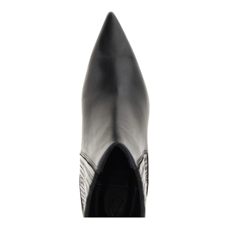 Ghete The Attico Cheope Leather Ankle Boots negru - imagine 5