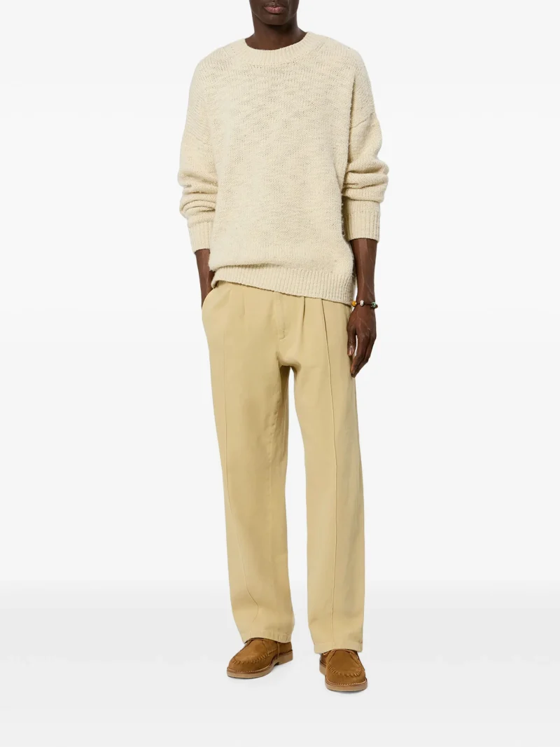 Pantaloni denim MARANT Kostinur galben - imagine 4